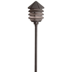 KK15005AZT Three Tier Path Lighting Landscape Light - Textured Architectural Bronze