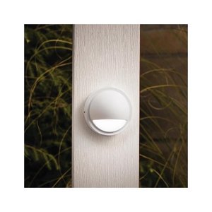 KK15064WHT Half Moon Deck Lighting Landscape Light - Textured White