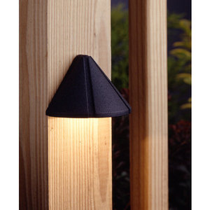 KK15065BKT Mini Deck Light Deck Lighting Landscape Light - Textured Black