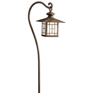 KK15319PZ Mission Lantern Path Lighting Landscape Light - Patina Bronze