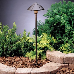 KK15326AZT Center Mount Path Lighting Landscape Light - Textured Architectural Bronze