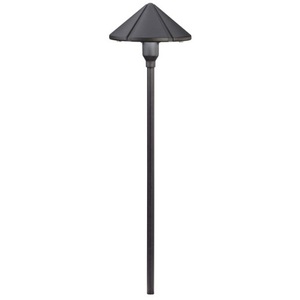 KK15326BKT Center Mount Path Lighting Landscape Light - Textured Black