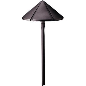 KK15328AZT Large Center Mount Path Lighting Landscape Light - Textured Architectural Bronze