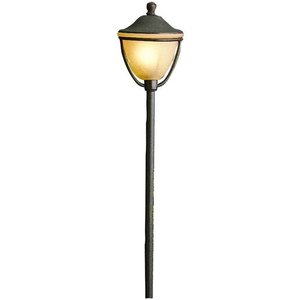 KK15367TZT Round Lantern Path Lighting Landscape Light - Textured Tannery Bronze