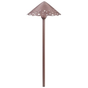 KK15443OB Decorative Hammered Roof Path Lighting Landscape Light - Olde Brick