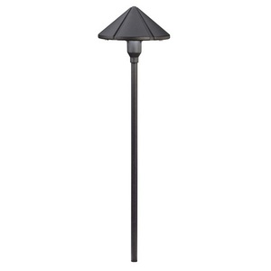 KK15826BKT30R Utilitarian Path Lighting Landscape Light - Textured Black