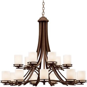 KK1675OZ Hendrik Large Foyer Chandelier Chandelier - Olde Bronze