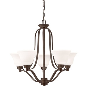 KK1783OZ Langford Mid Sized Chandelier Chandelier - Olde Bronze