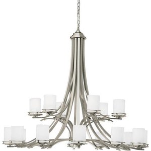 KK1873NI Hendrik Large Foyer Chandelier Chandelier - Brushed Nickel