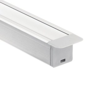 KK1TEK1DWRC4SIL ILS TE Series Linear Cabinet Lighting Cabinet Lighting - Silver