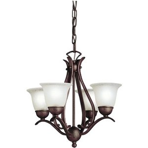 KK2019TZ Dover Mini Chandelier - Tannery Bronze