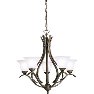 KK2020TZ Dover Mid Sized Chandelier Chandelier - Tannery Bronze