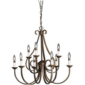 KK2031TZ Dover Mid Sized Chandelier Chandelier - Tannery Bronze