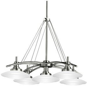 KK2055NI Structures Mid Sized Chandelier Chandelier - Brushed Nickel