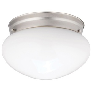 KK206NI Villa Flora Flush Mount Ceiling Light - Brushed Nickel