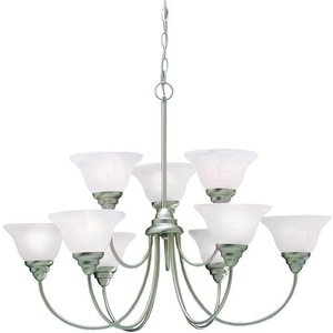 KK2077NI Telford Large Foyer Chandelier Chandelier - Brushed Nickel