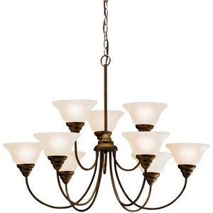 KK2077OZ Telford Large Foyer Chandelier Chandelier - Olde Bronze