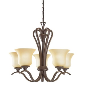 KK2085OZL16 Wedgeport Mid Sized Chandelier Chandelier - Olde Bronze