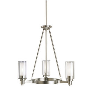 KK2343NI Circolo Mini Chandelier - Brushed Nickel