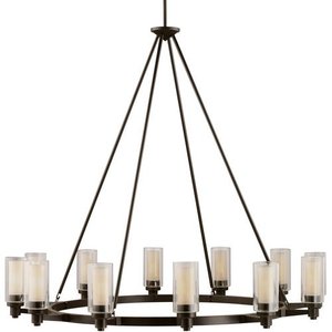 KK2347OZ Circolo Large Foyer Chandelier Chandelier - Olde Bronze