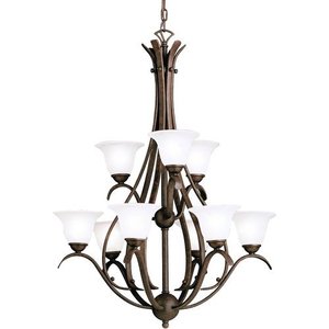 KK2520TZ Dover Large Foyer Chandelier Chandelier - Tannery Bronze