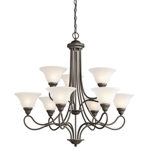 KK2558OZ Stafford Large Foyer Chandelier Chandelier - Olde Bronze