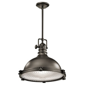 KK2682OZ Hatteras Bay Down Light Pendant Light - Olde Bronze