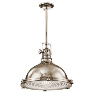 KK2682PN Hatteras Bay Down Light Pendant Light - Polished Nickel