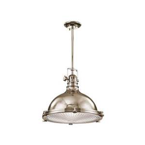 KK2691PN Hatteras Bay Down Light Pendant Light - Polished Nickel