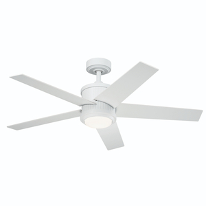 KK300048MWH Brahm Medium Fan (42'' to 51'') Ceiling Fan - Matte White