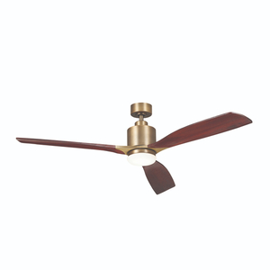 KK300075NBR Ridley II Oversize Fan (60'' and Larger) Ceiling Fan - Brushed Natural Brass