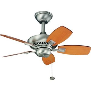 KK300103NI Canfield Small Fans (up to 38'') Ceiling Fan - Brushed Nickel