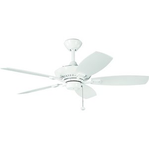 KK300107WH Canfield Medium Fan (42'' to 51'') Ceiling Fan - White