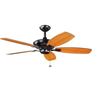 KK300117OBB Canfield Large Fan (52'' to 59'') Ceiling Fan - Oil Brushed Bronze / Cherry