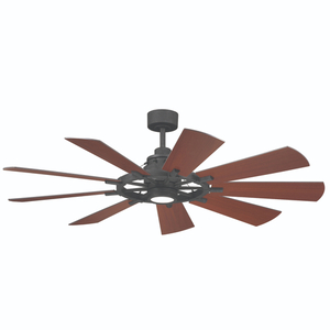 KK300260DBK Gentry Oversize Fan (60'' and Larger) Ceiling Fan - Distressed Black