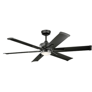 KK300300SBK Szeplo Patio Oversize Fan (60'' and Larger) Ceiling Fan - Satin Black