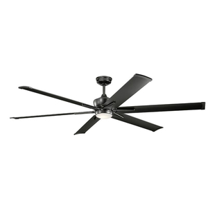 KK300301SBK Szeplo Patio Oversize Fan (60'' and Larger) Ceiling Fan - Satin Black