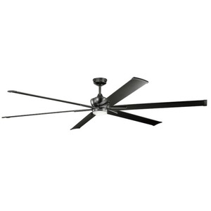 KK300302SBK Szeplo Patio Oversize Fan (60'' and Larger) Ceiling Fan - Satin Black