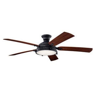 KK310017DBK Hatteras Bay Oversize Fan (60'' and Larger) Ceiling Fan - Distressed Black