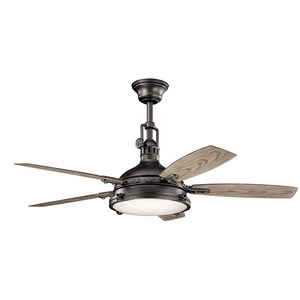 KK310018AVI Hatteras Bay Large Fan (52'' to 59'') Ceiling Fan - Anvil Iron