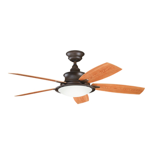 KK310104TZP Cameron Large Fan (52'' to 59'') Ceiling Fan - Tannery Bronze Powder/Walnut