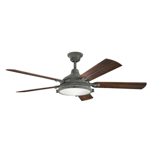 KK310117WZC Hatteras Bay Patio Oversize Fan (60'' and Larger) Ceiling Fan - Weathered Zinc