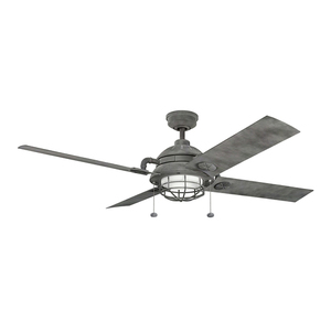 KK310136WZC Maor Oversize Fan (60'' and Larger) Ceiling Fan - Weathered Zinc