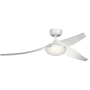 KK310700MWH Flyy Oversize Fan (60'' and Larger) Ceiling Fan - Matte White