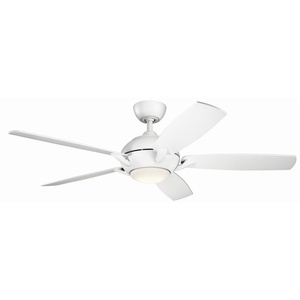 KK330001MWH Geno Large Fan (52'' to 59'') Ceiling Fan - Matte White