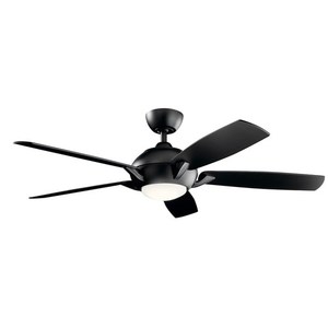 KK330001SBK Geno Large Fan (52'' to 59'') Ceiling Fan - Satin Black