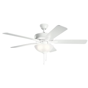 KK330017WH Basics Pro Select Large Fan (52'' to 59'') Ceiling Fan - White