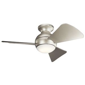 KK330150NI Sola Small Fans (up to 38'') Ceiling Fan - Brushed Nickel