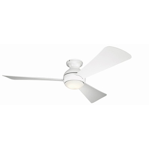 KK330152MWH Sola Large Fan (52'' to 59'') Ceiling Fan - Matte White