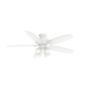 KK330162MWH Renew Premier Large Fan (52'' to 59'') Ceiling Fan - Matte White